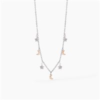 Collana Mabina Donna MOON-LIGHT in Argento Zirconia 553265 KIDULT - 553265 KIDULT